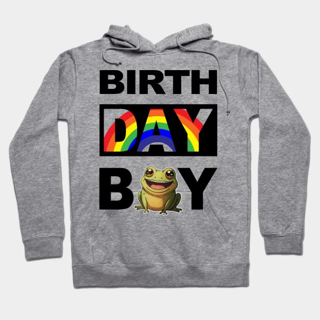 Birth Day Boy Hoodie by cerylela34